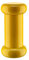 Alessi Totem Domestici ES19 1 - Moulin à Sel, Poivre et Épices Design en Bois de Hêtre, Jaune, Noir et Blanc