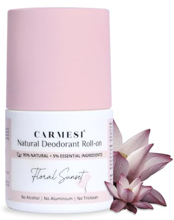 Natürliches Deodorant, Floral Sunset, kein klebriges Deodorant, reduziert dunkle Achsel- und Körpergerüche, ohne Aluminium und alkoholfrei für Frauen, 50 ml