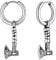 FaithHeart Wikinge Herren Ohrstecker Punk Viking Axt Ohrring mit Keltischer Knot Symbol Creolen Ohrstecker für Valentinstag Geburtstag