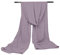 BEAUTELICATE Châle Étole En Mousseline De Soie Écharpe Foulard Léger Pour Mariage D’été Soirée Cérémonie Femme Mariée Demoiselles d'honneur(Gris Violet, Taille Unique)