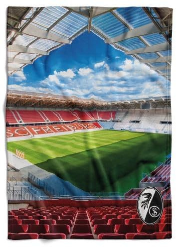 SC Freiburg Fleecedecke Decke ** Stadion ** in 150 x 200 cm