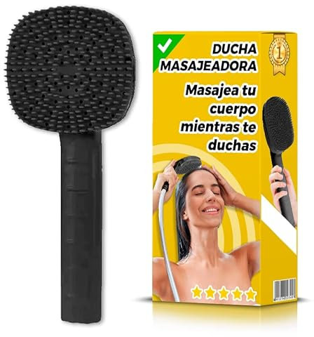 Alcachofa De Ducha Masajeadora - Grifo Ducha Masajes - Duchas De Baño Alcachofa - Alcachofa Ducha - Ducha Negra
