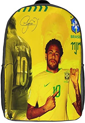 GENBAK Neymar Kinderrucksack Mädchen Jungen, Rucksacktasche, Tagesrucksack, Grundschule, Perfekt Für Den Schulanfang Oder Den Sport, Geschenke Und Reisen 17zoll