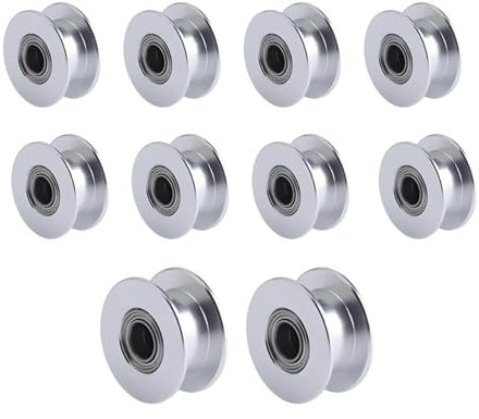 Super Print GT2 Umlenkrolle GT2 Idler Pulley 20 zahnlos Bohrung 5mm für 3D Drucker 6mm Breite GT2 Zahnriemen.