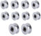 Super Print GT2 Umlenkrolle GT2 Idler Pulley 20 zahnlos Bohrung 5mm für 3D Drucker 6mm Breite GT2 Zahnriemen.