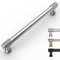 9BUILD 10 Piezas Níquel Cepillado Tiradores Cocina Distancia del Agujero 160mm Tiradores Armarios Tiradores Cajones Baño Dormitorio y Oficina Tiradores de Cocina Tiradores de Muebles EU0046