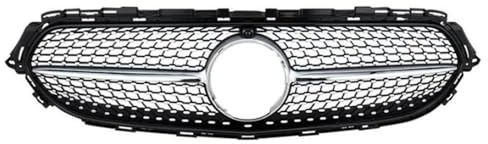 Kühlergrill Diamond Radiator/GTR Panamerican Style Frontgrill Für Mercedes E-KLASSE W213 W238 2021+ E300 E350 E400 Kühlergrill vorne (Farbe : Diamond Black)