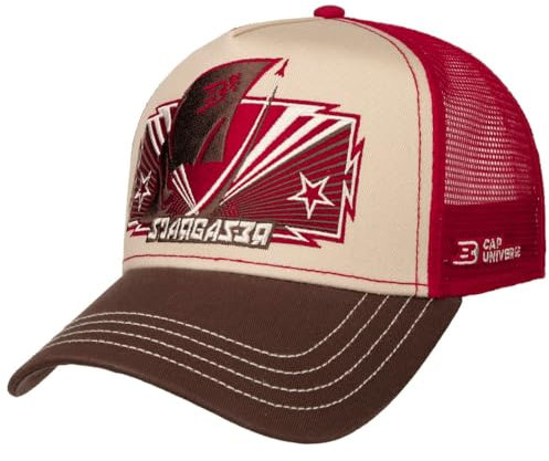 CapUniverse Stargazer Trucker Cap Mehrfarbige Meshcap Snapback Damen Herren Frühling Sommer braun One Size