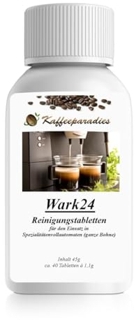 Wark24 Reinigungstabletten 40 Tabletten für Kaffeevollautomaten und Kaffeemaschinen wie Philips, Jura, Delonghi, Siemens, Bosch, WMF uvm. (1er Pack)