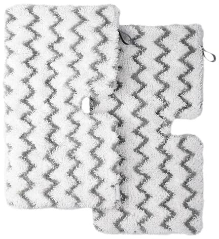 Chiffons Lavables Pour Aspirateur, Tête de vadrouille à vapeur de remplacement 2 pièces professionnelle, for requin, for vadrouille à vapeur S3501 S3601 S3601 S3550 S3801 tapis de nettoyage de sol for