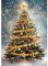 DOMROM Diamond Art Painting Kits for Adults, Christmas Tree Diamond Painting Kit 5D Diamond Art Kit for Beginner, Snow Scene Diamond Painting Full Round Drill Art and Crafts for Gift Decor 30x40cm