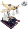 Helicopter Wine Glass & Bottle Holder Airplane Gun Whiskey Decanter Set - for Scotch Bourbon Vodka Rum Wine Enthusiasts