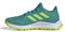 adidas Youngstar, Zapatos de Hockey Unisex niños, Pure Teal/Lucid Lemon/Core Black, 33 EU