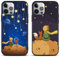 2 Stück Handyhülle für iPhone 13 iPhone 14 6.1, TPU Silikon Schutzhülle mit The Little Prince Aesthetic Fox Rosen Floral Muster, Cartoon Anime Motiv Dünn Stoßfeste Kameratasche Tasche Case, 03