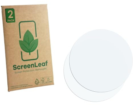ScreenLeaf Schutzfolie für | Kreisrunde Displays (ø: 21 mm) 2 Stück Transparenter Displayschutz Made in Germany Klare Displayschutz-Folie Kratzfest