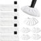10 Stück Mikrofaser-Tuchset Waschbar für Kärcher Dampfreiniger EasyFix SC1, SC2, SC3, SC4, SC5, Kärcher Dampfreiniger Zubehör, Ersatztücher Zubehör (5 Bodentücher + 5 Stoffbezug)