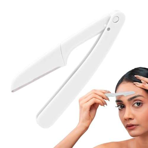 Faltbarer Augenbrauenschneider, Augenbrauen -Rasiermesser für Frauen | Falten Sie Eyebrow Shaper | Tragbare professionelle Schönheitswerkzeuge, Mehrzweck -Gesichtsrasierer für Frauenkörpergebrauch