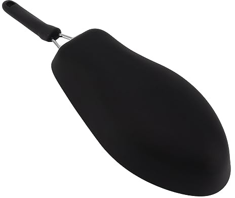 Cast Iron Skillets, Fish Grill Basket, Non Stick Coating Oval Fish Frying Pan, Small Cast Iron Skillet with Handle and Shovel for Grilled Fish