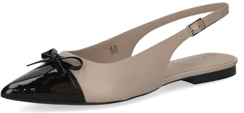 CAPRICE Ballerina Materialmix Leder/Synthetik G-Weite