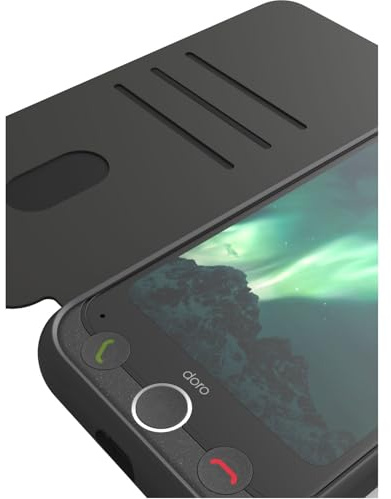 Doro Wallet Case Graphit für Aurora A3x