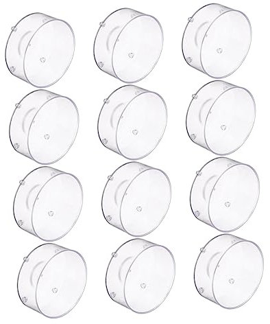 Toddmomy 30 Stück Reptilienstation Transparente Futterschalen Vertieftes Design Multifunktional Für Geckos Eidechsen Schlangen Und Schildkröten