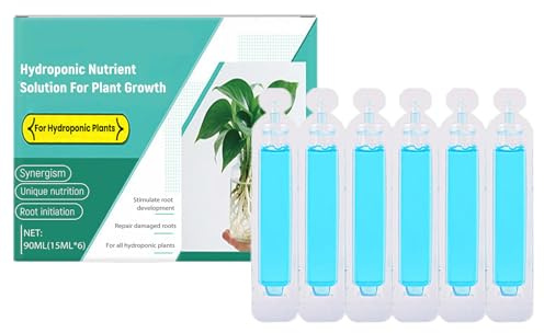 wiroouia Nutrienti Vegetali - Fertilizzante Liquido per Piante - Soluzione Naturale da Giardinaggio 90Ml per Crescita Piante d'Appartamento Frutta Fiori Giardino