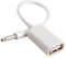 AUX to USB Adapter 3.5mm Male Aux Audio Jack Plug to USB 2.0 Female Converter Cord Converter Cable Only for Car Aux Port (CAR NEED DECODE FUNCTION）
