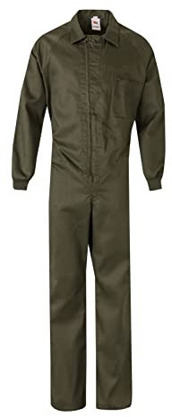 VELILLA 214, italienisches Modell Jumpsuit, Jagdgrün, 60