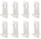 sourcing map Plastic Shelf Support Pegs,5.3mm Shelf -Locking,Cabinet Shelf Clips,Shelf Bracket Peg,for Kitchen Furniture Book Shelves Supplies,20pcs