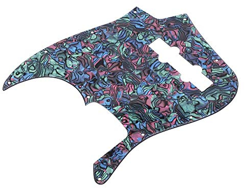 Fafeims Pick Guards,Gitarren Pick Guards,Bassgitarren Pickguard Abalone Style Leichtes tragbares Pickguard Ersatzdekor für E-Bass