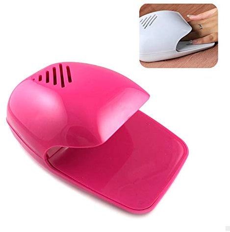 Portable Nail Dryer, Mini Nail Polish Dryer Air Nail Fan Blow Dryer Manicure Art Tool Machine For Regular Nail Polish