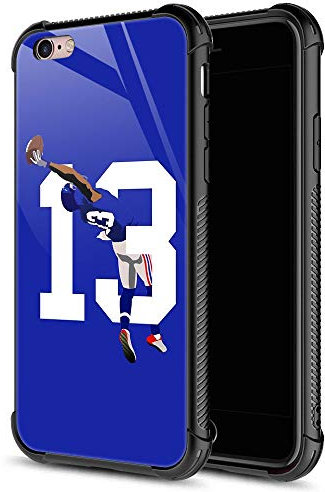 CARLOCA Compatible with iPhone 6S Case,13 Odell Catch Football for iPhone 6 Cases for Girls Boys,Graphic Design Shockproof Anti-Scratch Hard Back Case