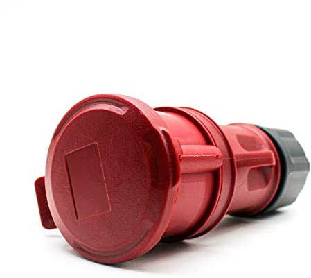 DOJA Industrial | TOMA 380V HEMBRA IP44 | 32A 3P+N+T (5 polos) | Enchufe Industrial Enchufes Hembra | Enchufe Trifasico 5 Pines | Enchufes Industriales Adaptador Cetac | Adaptador Enchufe Camping