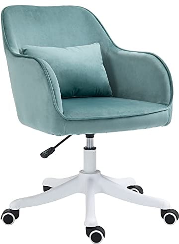 Vinsetto Massage Schreibtischstuhl 78-86 cm höhenverstellbarer Bürostuhll Drehstuhl Computerstuhl mit USB-Schrittstelle Arbeitsstuhl mit Vibrationsfunktion Lendenkissen Massagefunktion Grün