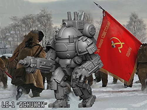 PANGCHENG 1/35 Soviet Infantry Mech height 67mm width 45mm figure Historical Resin Figure miniature garage kit Unassambled Unpainted