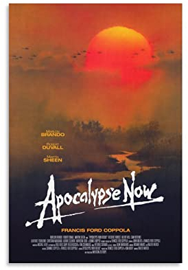 LINGJING Apocalypse Now Klassisches Filmposter, Wandkunst, Poster, Schriftrolle auf Leinwand, Malerei, Bild, Wohnzimmerdekoration, Zuhause, 50 x 75 cm