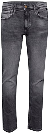 Blend 20714216 Herren Jeans Hose Denim mit Stretch Multiflex 5-Pocket Blizzard Fit Regular Fit, Größe:38/32, Farbe:Denim Grey (200296)