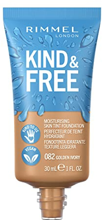 Rimmel KIND&FREE Vegan Face Moisturiser No. 082 Golden Ivory