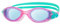 Zoggs Panorama Kids Swimming Goggles (Blue Lens, Pink/Turquoise, 6-14 Years) with Tinted UV Protection & Soft, Anti-Leak Seal, Wide Vision with Anti-Fog, Junior Boys & Girls Swim Goggles Kids