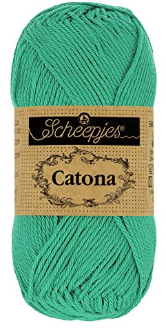 Scheepjes - Scheepjes Catona 514 Jade Yarn - 10x10g