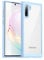 AWZHYDT for Samsung Note 10 Case，Galaxy Note 10 Cover[ 360 Full Rubber Bumper & Transparent Back Cover] Anti-slip and anti-fingerprint Cover for Note 10 6.3 Blue