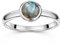 Materia Labradorit Ring Silber 925 Damen - Edelstein Schmuck SR-75-56