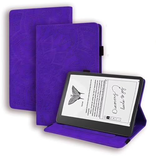 Beajew Hülle für Amazon Fire Max 11, Dünne Leichte PU Leder Tablet Hülle mit Auto Schlaf/Aufwach Funktion Wach Tablet Cove, Lila