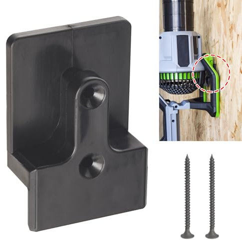 Blower Wall Mount/ Wall Mount Hanger Compatible with EGO Leaf Blower 765 CMF Power+ LB7654, Also for EGO 530 615 650 LB5300, Plastic Wall Holder Wall Bracket for Hanging Leaf Blower