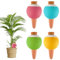Distributeur Eau Plante 4 pcs Globe D'Arrosage pour Plantes avec 4 Bouchons, Boules D'Irrigation pour Plantes Pointes Auto-Arrosantes en Terre Cuite, Maintient L'Humidité du Sol Pendant 3 à 7 Jours