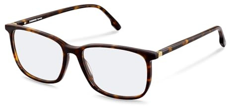 Rodenstock Quadratisch Azetat Brillen in Havana, Gold für Herren, Brille mit Sehstärke, optional mit Sonnenbrillen tönung oder Blaulichtfilter (Modell R5360)