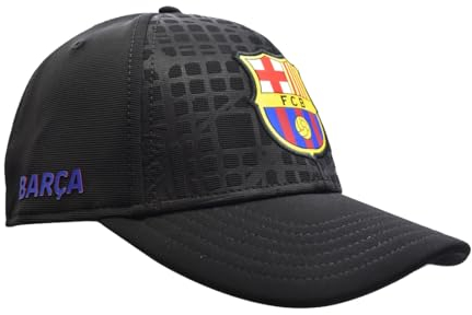 Barça-Kappe, Schwarz, offizielles Lizenzprodukt, Erwachsenengröße