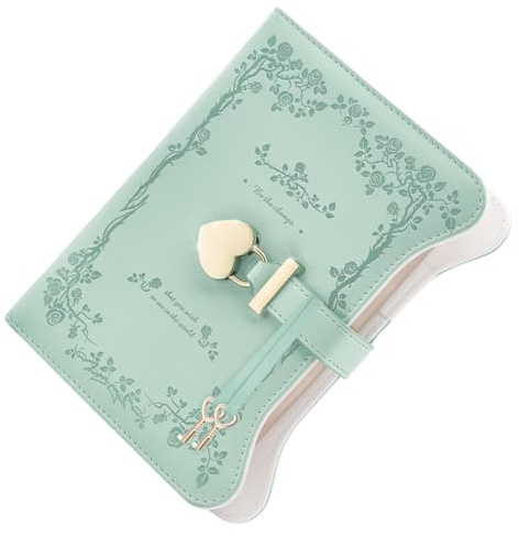 Syengery Lock Journal, Tagebuch mit Schloss - B6 Geheimtagebuch aus PU-Leder mit Schloss und Schlüssel - 360 Seiten, geheimes Tagebuch, süße Tagebücher für Frauen und Mädchen, Tagebuchplaner