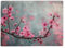 Shopagift Japanese Pink Sakura Branch Glass Chopping Board Large Kitchen Worktop Saver 39cm x 28cm