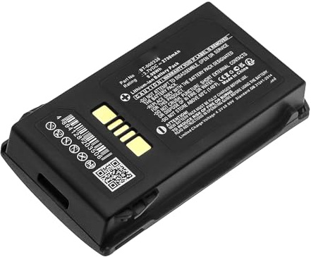 CELLONIC 1x Akku für Barcode Scanner Kompatibel mit Zebra MC3300, MC33, MC330K, BT-000338 - (2700mAh, 3.7V)